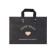 Package with loop handle black 34 x 25 x 8 cm 80 μm