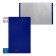Folder 40 A4 inserts, 600 μm, Erichkrause Diamond Total Blue, with a pocket on a spine, embossing, blue