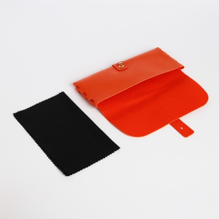 Case for glasses on the clue, color orange-3