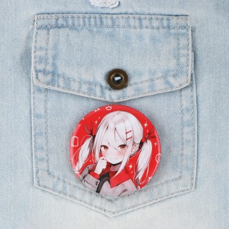 Supply icon "Sweet Blonde Anime", D = 56 mm-3