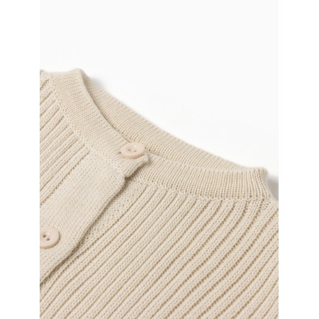 Cardigan Knitted baby I, r.80-86, beige-7