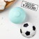 Silicone Mold "Football 3D", D = 4.1 cm, Biryuzovoy color