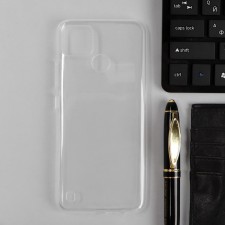 Чехол для Realme c21y, силиконовый, прозрачный
