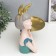 Souvenir Polystone Stand "Girl with Square ears" 32x17x24 cm