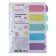 Separator of sheets A5 (210 x 165 mm) color, 5 sheets, "Devente. Pastel" polypropylene 140 μm, individual packaging