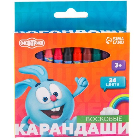 Wax pencils, set 24 colors, mixers-2