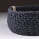 Baby basket, 16 x 7.5 cm, gray, cotton