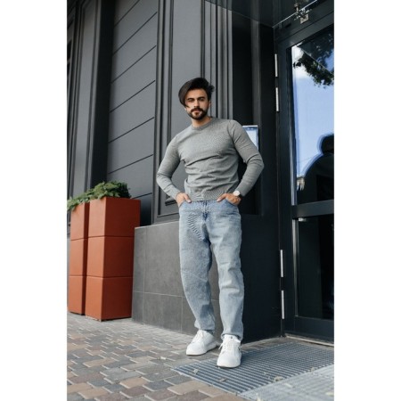 Jumper male ise, size 54, color gray color-10