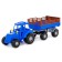 Tractor with trailer No. 2, blue color (in a net)