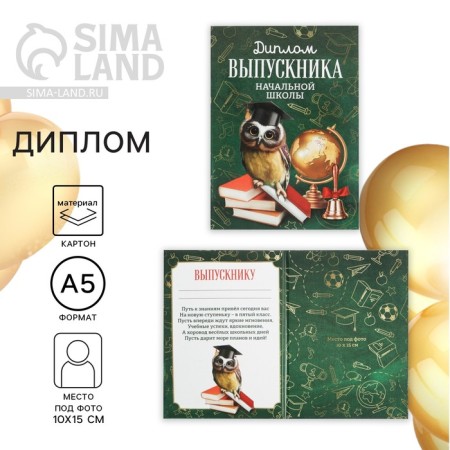 Diploma book for graduate "primary school", a5