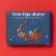 A stand for a tea bag New Year's share "Santa Santa Claus", 12 × 9 × 1.5 cm