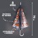 Umbrella Children's "Corgi" semiautomatic device, transparent, d = 90cm