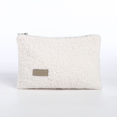 Lightning cosmetic bag, Textura, white color-1