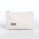 Lightning cosmetic bag, Textura, white color