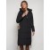 Coat insulated winter female, size 44, black color