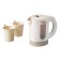 Electric kettle Tefal KO120130, plastic, 0.5 l, 650 watts, white/beige