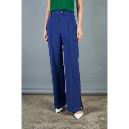 Women's pants with a section of Eliseeva Olesya, size 42, blue color-2