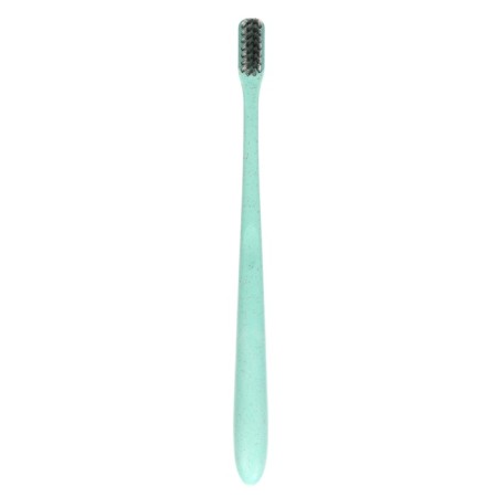 The toothbrush is soft, in the tube, blue-6