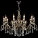 Chandelier Maytoni RC247-PL-10RR, 10XE14, 60W, 85x85x124 cm, brass color