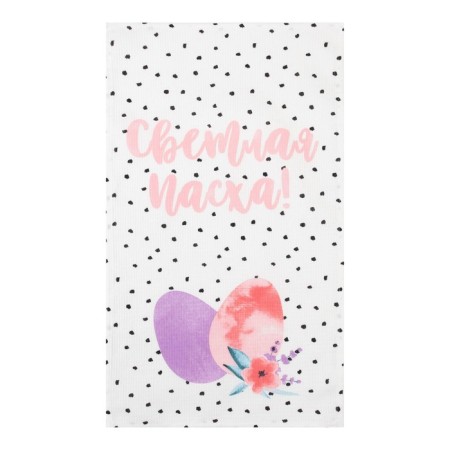 Set of kitchen towels of the Dolyana Easter miracle 35x60cm-2 pcs, 100% HL, waffle 160 g/m2-2