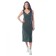 Women's dress minimal, size 46, khaki color