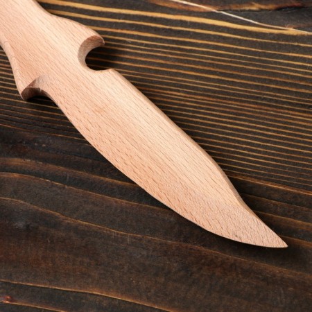 Souvenir wooden weapon "Knife", 29 x 6 cm, array of beech-3