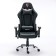Playing armchair Brabix Lumen GM-50 RGB, backlight, two pillows, eco-leather, black