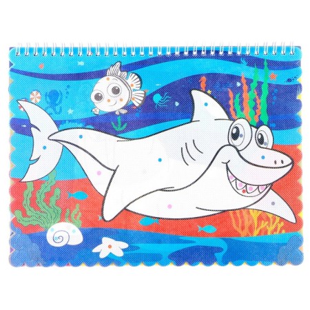 Coloring book Maintenance "Underwater World" felt-tip pens 12 centers, 3D glasses, water bottle-8