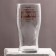 Beer glass "Principle of a real man" 500 ml, neckline