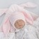 Set for discharge Winter Kinderlitto "Rabbit", 6 items, height 56-62 cm, pink color