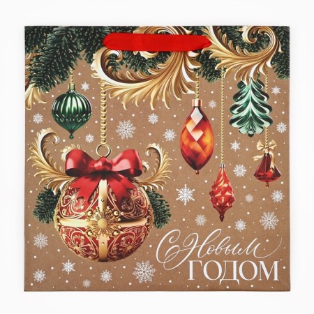 Craft square “New Year's toys”, 30 x 30 x 12 cm, New Year-4