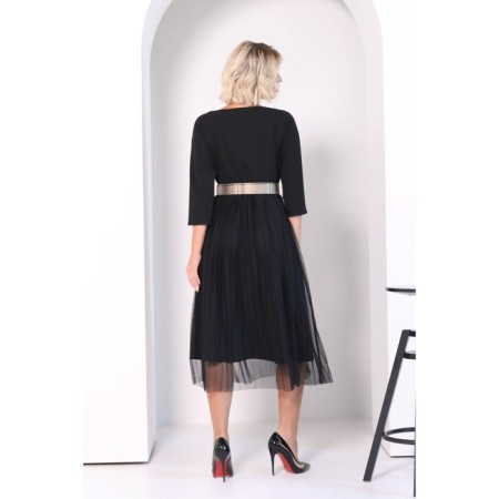 Women's dress, size 48, black color-7