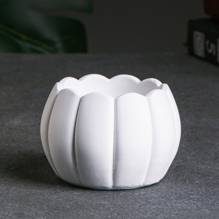 Kashpo "Pumpkin" White, 0 15 l / 8.5x6x8.5cm-1