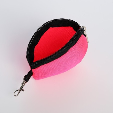 A backpack - a bag, Erich Krause, a wallet from textiles, artificial leather, pink color-7