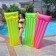 Beach mattress "Neon", 183 x 76 cm, color mix, 59717np intex