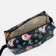 Cosmetic bag with lightning, black color