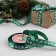 Satin tape "Deer", 15 mm, 23 ± 1 m, green color No. 56