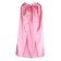 Carnival cloak adult, atlas, pink color, length 120cm