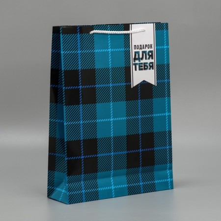 Gift Package Laminated, Packaging, Real Man, L 28 x 38 x 9 cm-4