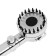 Shower watering can Zein Z3551, D = 80 mm, 3 modes, with massage cloves, button "Stop", chrome