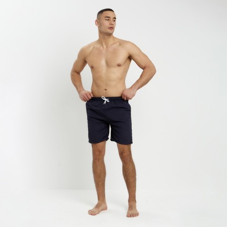 Male swimming trunks monophonic, minku color blue, size 54-4