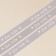 A satin tape, gift packaging, “for you”, gray, 1 cm x 22.5 m