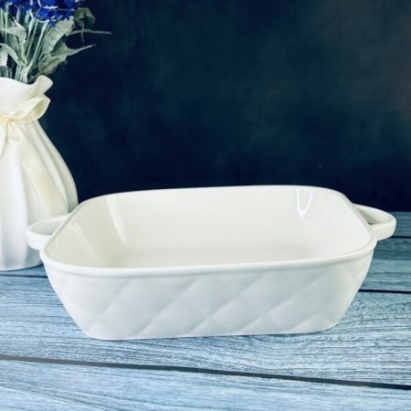 Lenardi Bianco baking dish, 33 cm