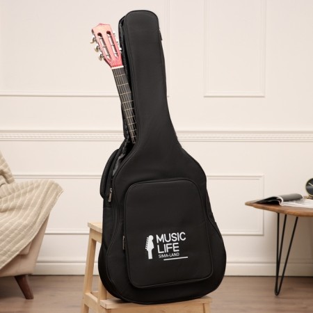 Music Life, premium, black, 105 x 43 x 14 cm guitar