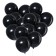 Latex ball 12 ", pastel, set 100 pcs., Black color