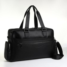 Road bag with lightning, long belt, black color