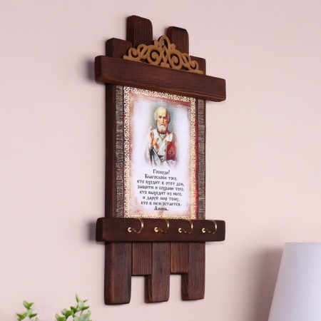 Klynoye - scroll "Blessing of guests Nikolai", 36 x 20 cm-1