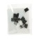 USB plug, black, set 10 pcs