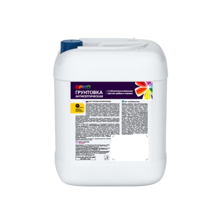 The primer is bright antiseptic, canister 5 kg