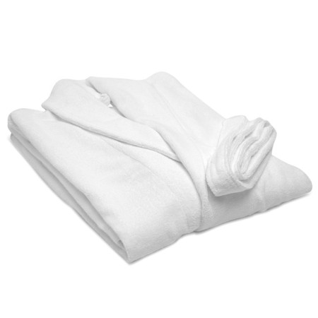 Terry robe Essential, size l, white color-1